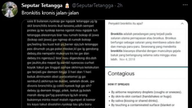 Viral Tetangga Menularkan Penyakit ke Ibu dan Bayi, Gegara Tak Mau Pakai Masker