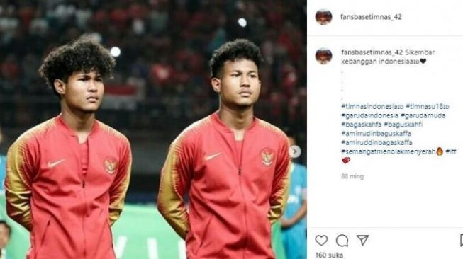 Amiruddin Bagas Kaffa dan Amiruddin Bagus Kahfi. [Tangkapan layar Instagram]