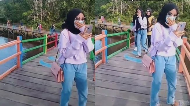 Ditonton 11 Juta Kali, Viral Detik-detik Cewek Ketemu 'Kembaran': Malu Banget!