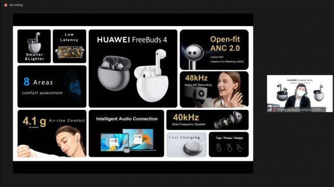 Huawei FreeBuds 4. [Huawei Indonesia]