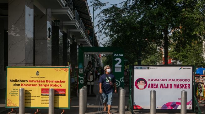 Suasana Terkini di Kawasan Malioboro Sehari Jelang Pemberlakukan PPKM Darurat