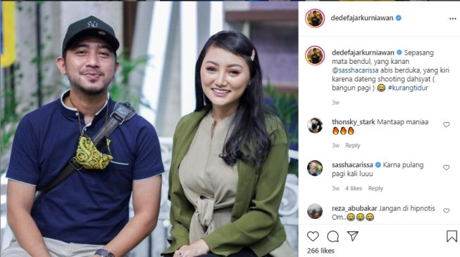 Potret Dede Fajar adik Denny Cagur. [Instagram]