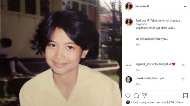 Potret lawas Feni Rose [Instagram/fenirose]