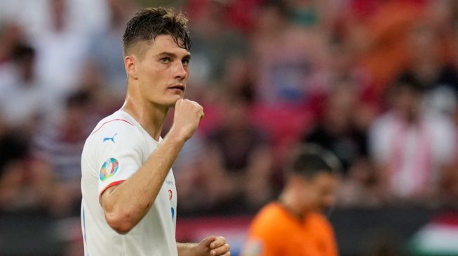 Patrik Schick, penyerang andalan Republik Ceko di Euro 2020. (Foto: AFP)