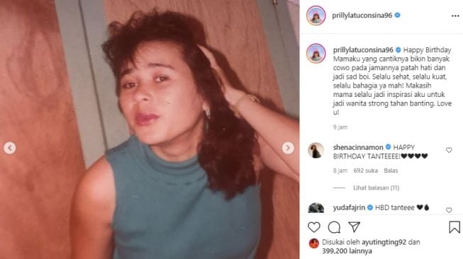 Ibu Prilly Latuconsina (Instagram.com)