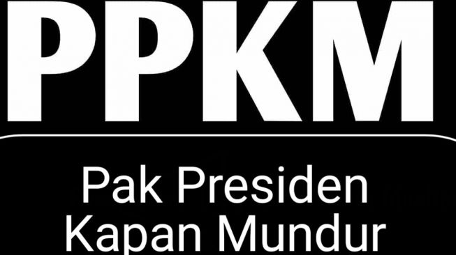 Netizen sebut PPKM Pak Presiden Kapan Mundur. [Twitter]