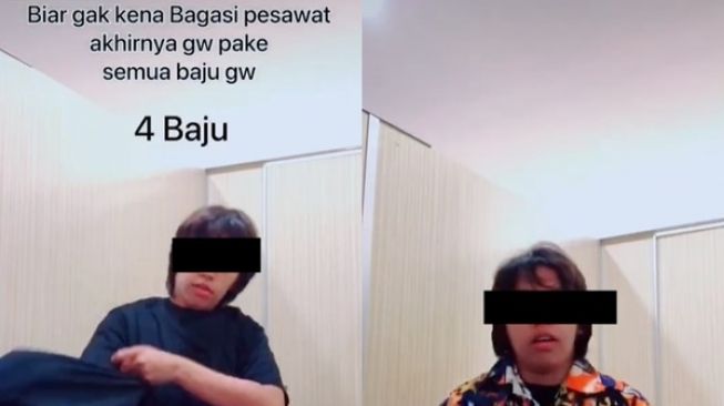 Viral Cewek Cerita Pakai Semua Baju Agar Tak Bayar Bagasi Pesawat: Gua Jenius Banget!