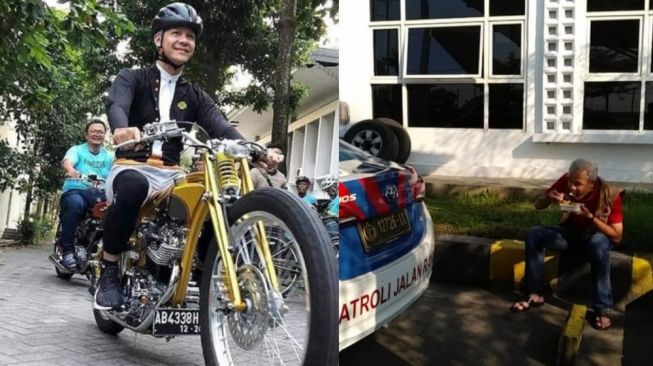 Aksi Ganjar Makan di Pinggir Jalan Sampai Naik Motor Custom, Contoh Jokowi untuk Pilpres 2024?