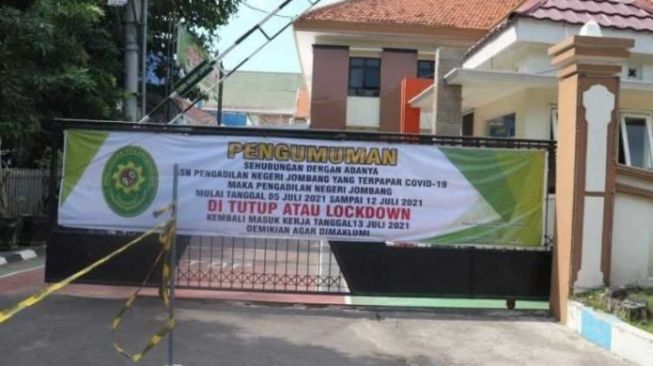 21 Pegawai Positif Covid, PN Jombang Jadi Klaster Baru dan Dilockdown