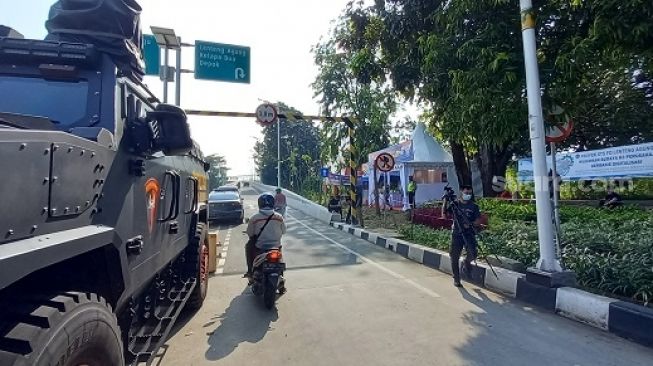 Selasa Pagi, Jalur Lenteng Agung dari Depok Menuju Jakarta Kini Sepi