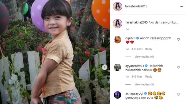 Potret Fara Shakila. [Instagram]