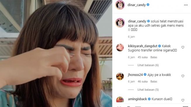 Unggahan Dinar Candy [Instagram/@dinar_candy]