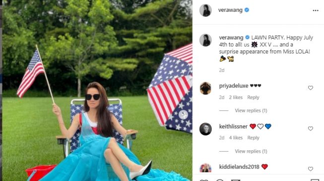 Potret awet muda Vera Wang. [Instagram/verawang]
