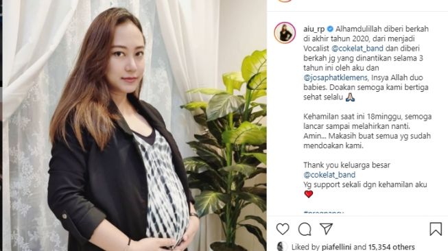 Potret terkini Aiu Ratna tengah mengandung [Instagram/aiu_rp]