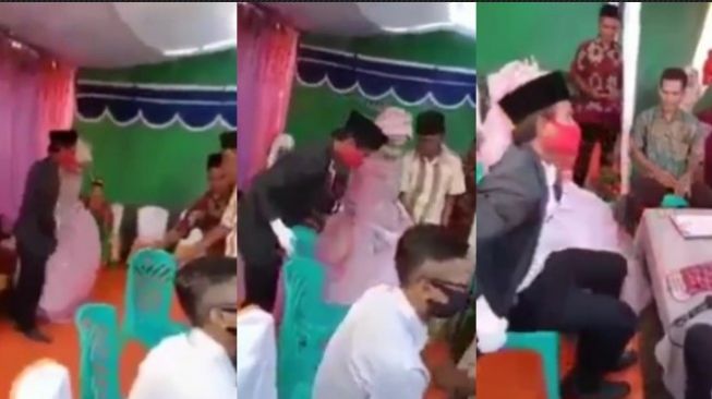 Berujung Ricuh! Pengantin Talak Cerai Istri Setelah Ijab Kabul, Mertua Baku Pukul
