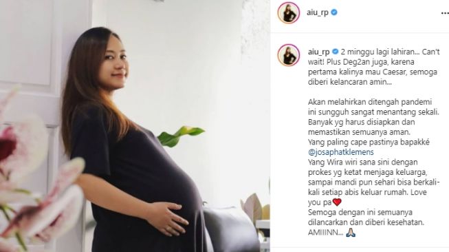 Potret terkini Aiu Ratna tengah mengandung [Instagram/aiu_rp]