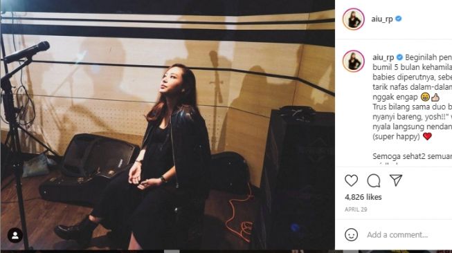 Potret terkini Aiu Ratna tengah mengandung [Instagram/aiu_rp]