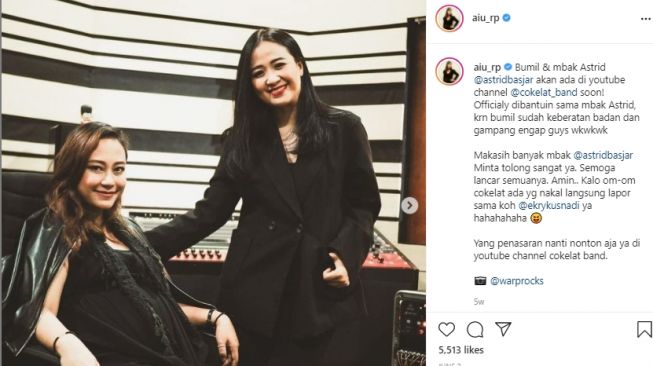 Potret terkini Aiu Ratna tengah mengandung [Instagram/aiu_rp]