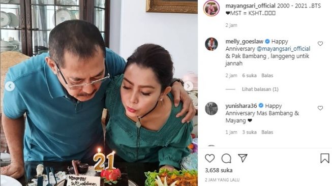 Unggahan Mayangsari [Instagram/@mayangsari_official]