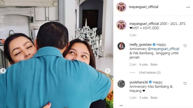 Unggahan Mayangsari [Instagram/@mayangsari_official]