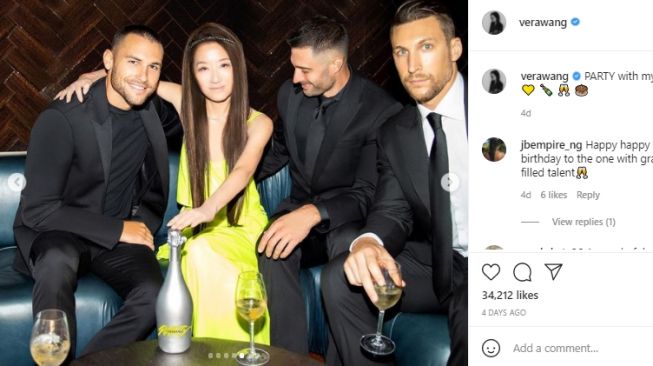 Potret awet muda Vera Wang. [Instagram/verawang]