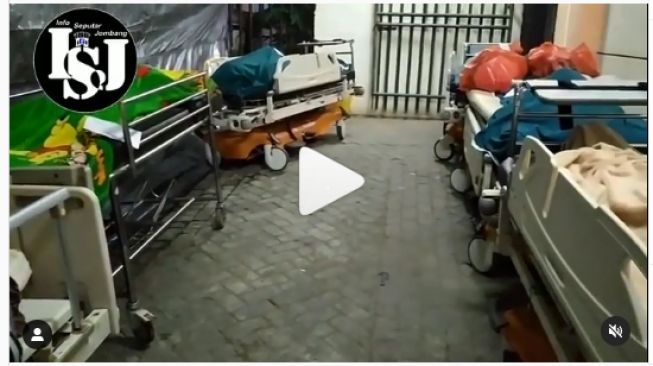 Kewalahan! Viral Video Antrean Panjang Pemulasaran Jenazah Covid di RSUD Jombang