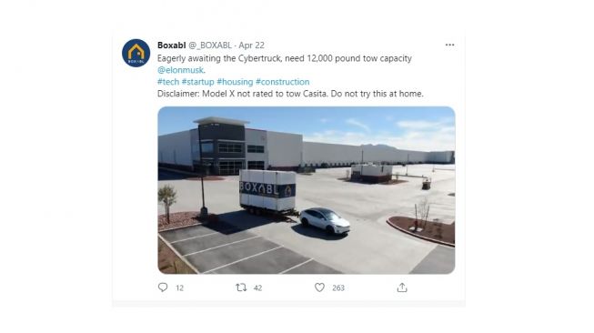 Disebut rumah terbaru Elon Musk. [Twitter]