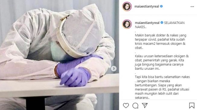 Unggahan Maia Estianty [Instagram/@maiaestiantyreal]