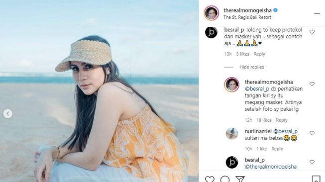 Momo Geisha Nyanyikan Lagu Tak Ingin Usai Keisya Levronka, Netizen: Jauh Lebih Bagus