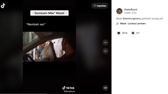 Gombalan ke Mbak McD. [TikTok]