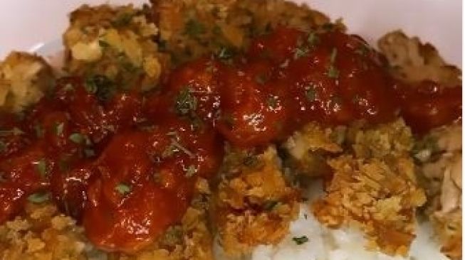 Hanya 5 Bahan, Ini Resep Katsu Jamur Tiram Saus Bolognese Cocok untuk Vegetarian