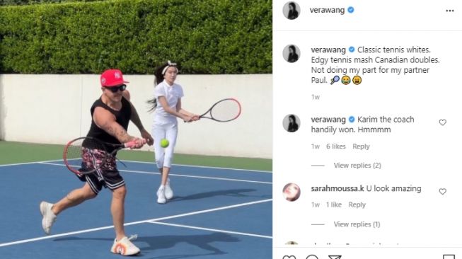 Potret awet muda Vera Wang. [Instagram/verawang]