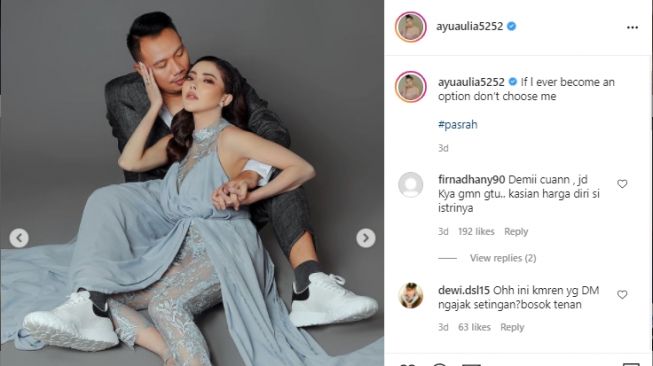Potret Vicky Prasetyo dan Ayu Aulia. [Instagram]