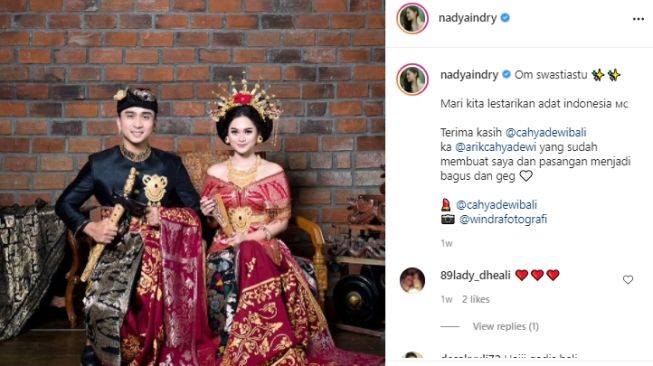 Potret prewedding Lutfi Agizal dan Nadya Indri [Instagram]