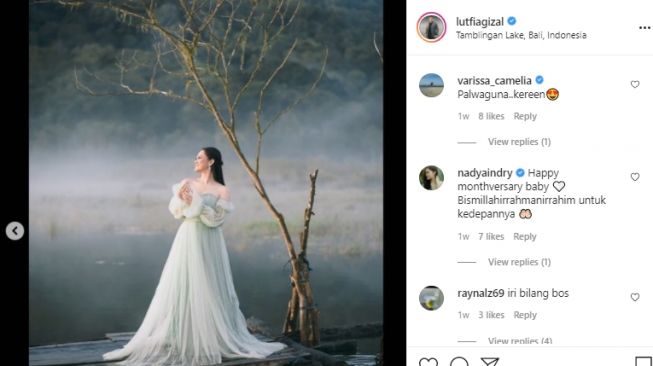 Potret prewedding Lutfi Agizal dan Nadya Indri [Instagram]