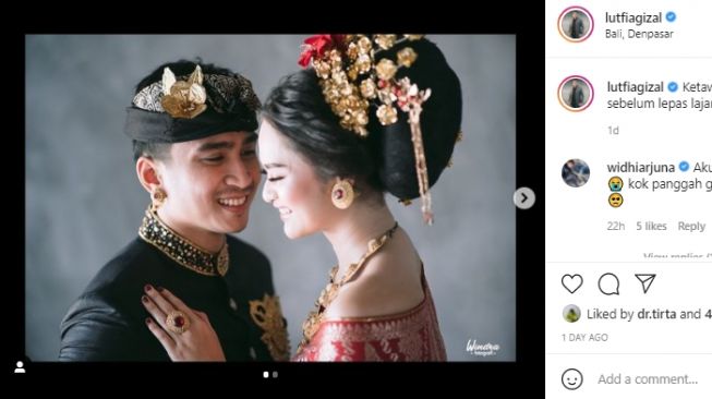 Potret prewedding Lutfi Agizal dan Nadya Indri [Instagram]