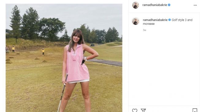 Potret Nia Ramadhani rajin olahraga. [Instagram]