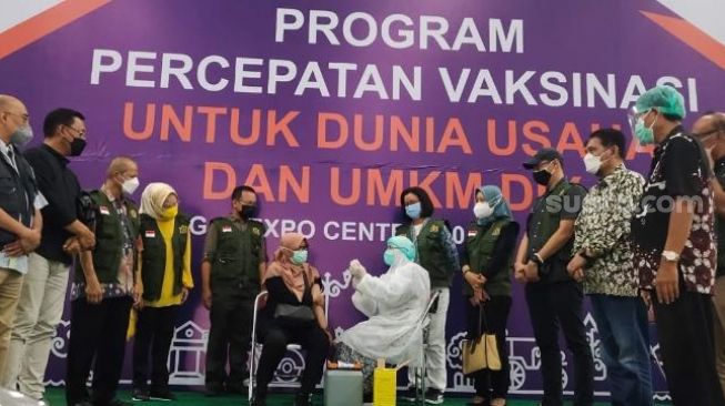 Kasus Covid-19 di DIY Makin Tinggi, Kadin Laksanakan Percepatan Vaksinasi