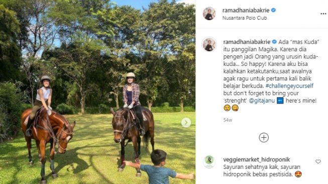 Potret Nia Ramadhani rajin olahraga. [Instagram]