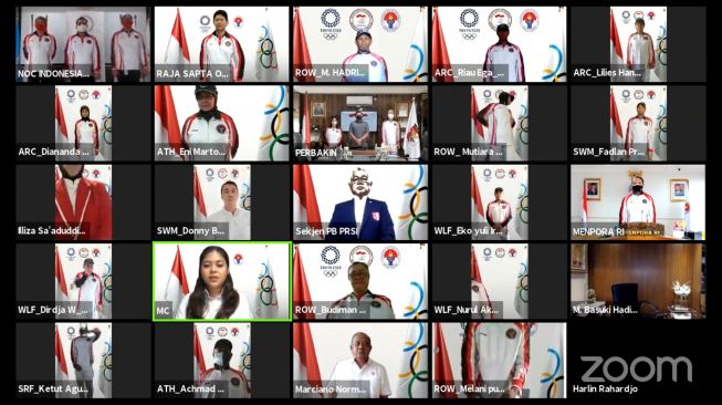 Menpora Kukuhkan Kontingen Indonesia untuk Olimpiade Tokyo