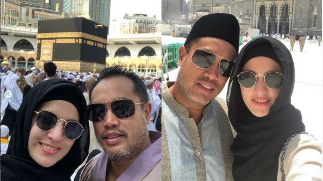 Status haji dan hajah Nia Ramadhani dan Ardi Bakrie (dok Instagram Nia Ramadhani)