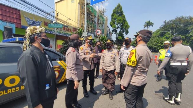 Kapolresta Bogor Sidak Check Point Air Mancur, Ini Katanya! 