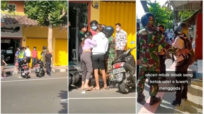 Viral Dua Wanita Adu Pukul Perebutkan Lelaki (Instagram)