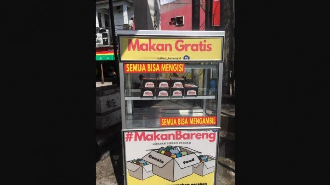 BEM KM UGM Gagas Etalase Nasi Gratis Bantu Warga Terdampak Pandemi, Ini Dia Lokasinya