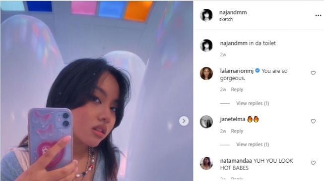 Potret Naja, anak Armand Maulana, tinggal di Inggris [Instagram]