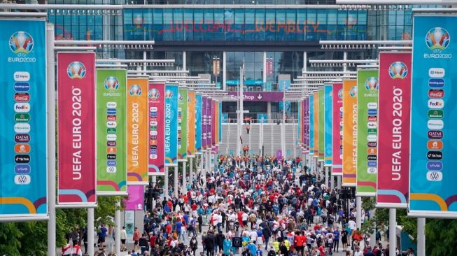 Sistem Keamanan Stadion Wembley Dipertanyakan Jelang Final Euro 2020