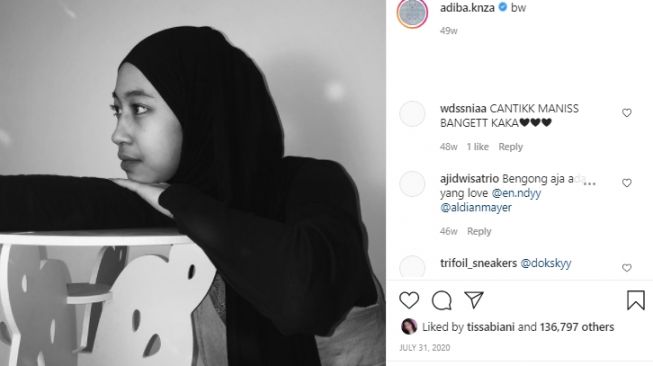 Potret kamar Adiba Khanza [Instagram]