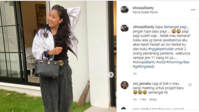 Potret rumah baru Olivia Zalianty. [Instagram]