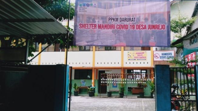 Gedung Sekolah di Junerjo Kota Batu Difungsikan Shelter Pasien Covid-19