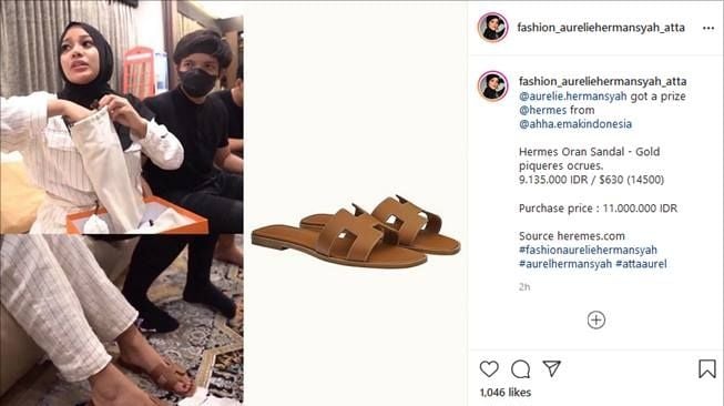 Harga kado mewah Aurel Hermansyah dari fans. (Instagram/@fashion_aureliehermansyah_atta)